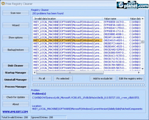 AML Free Registry Cleaner 4.25 AML Free Registry Cleaner 4.25