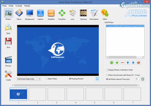 Acme Photo ScreenSaver Maker 4.52 Acme Photo ScreenSaver Maker 4.52