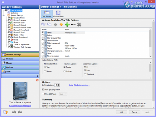 Actual Title Buttons 8.1.3 Actual Title Buttons 8.1.3