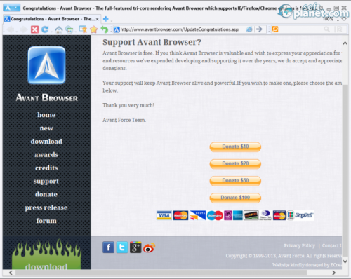 Avant Browser 12.5.0.0 Avant Browser 12.5.0.0