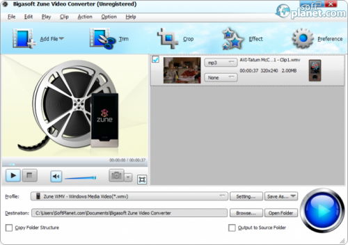 Bigasoft Zune Video Converter 3.7.50.5067 Bigasoft Zune Video Converter 3.7.50.5067