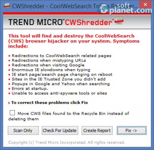 CWShredder 2.19 CWShredder 2.19