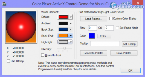 Color Picker ActiveX Control 2.01 Color Picker ActiveX Control 2.01