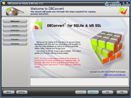 DBConvert for SQLite and MSSQL 1.5.5 DBConvert for SQLite and MSSQL 1.5.5