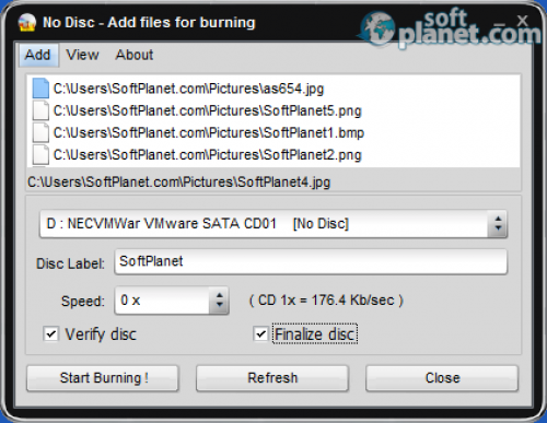 Easy Disc Burner 3.5.3.215 Easy Disc Burner 3.5.3.215