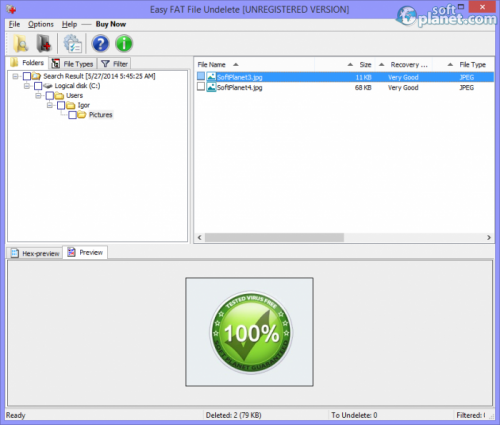 Easy FAT File Undelete 3.0 Easy FAT File Undelete 3.0