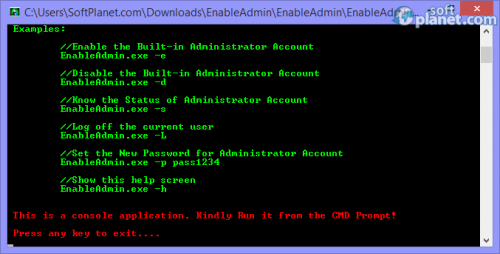 Enable Admin 1.5 Enable Admin 1.5