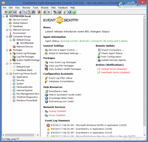EventSentry 2.93.1 EventSentry 2.93.1
