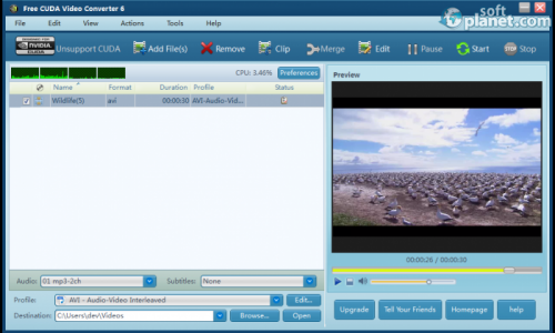 Free CUDA Video Converter 6.9 Free CUDA Video Converter 6.9