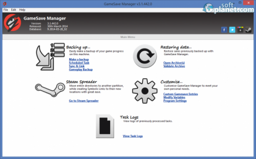 GameSave Manager 3.1.442.0 GameSave Manager 3.1.442.0