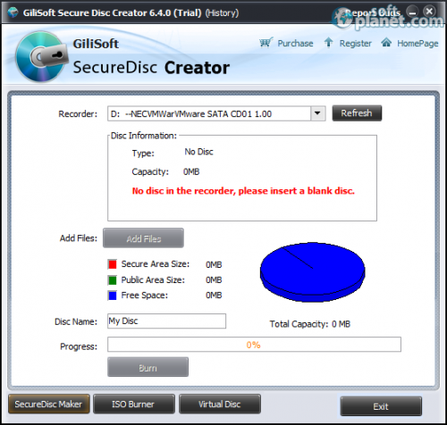 GiliSoft Secure Disc Creator 6.4.0 GiliSoft Secure Disc Creator 6.4.0