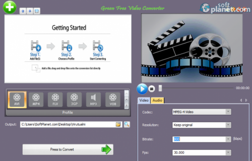 Green Free Video Converter 1.9 Green Free Video Converter 1.9