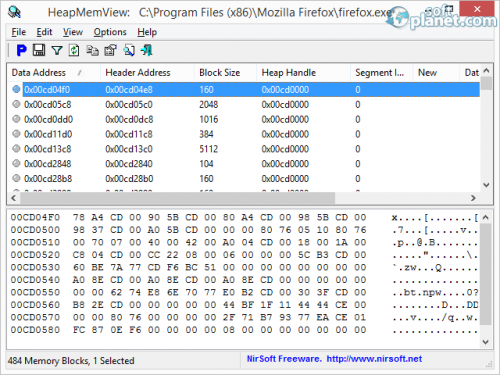 HeapMemView 1.05 HeapMemView 1.05