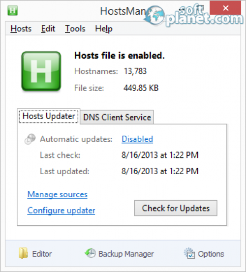 HostsMan Portable 4.3.100 HostsMan Portable 4.3.100