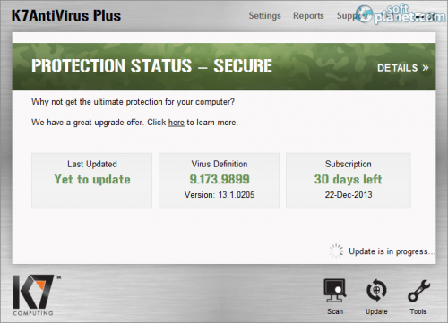 K7 Antivirus Plus 13.1.0.205 K7 Antivirus Plus 13.1.0.205