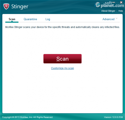 McAfee Stinger 12.1.0.1374 McAfee Stinger 12.1.0.1374