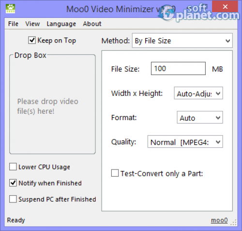 Moo0 Video Minimizer 1.20 Moo0 Video Minimizer 1.20