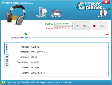 My Mp3 Splitter 2.2.7 My Mp3 Splitter 2.2.7