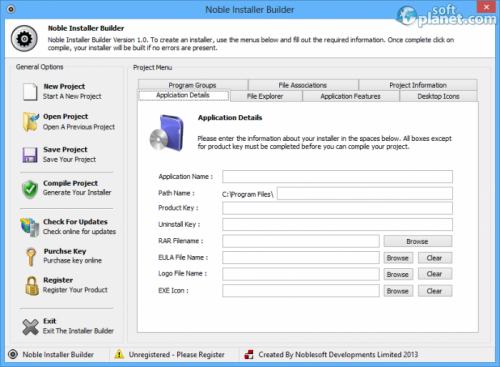Noble Install Builder 1.0 Noble Install Builder 1.0