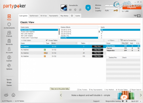 Party Poker 1.0 Party Poker 1.0