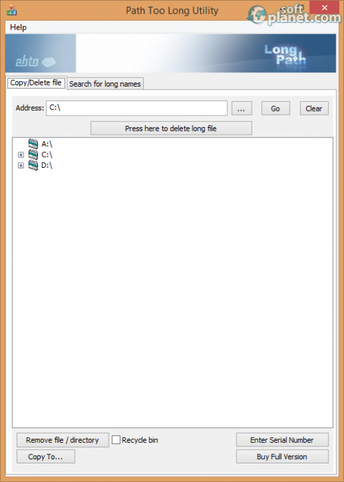 Path Too Long Utility 1.6.4.0 Path Too Long Utility 1.6.4.0