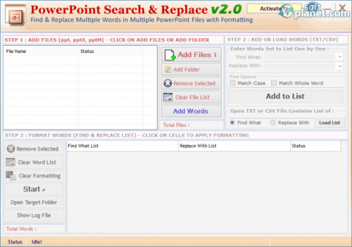 PowerPoint Search & Replace 2.0 PowerPoint Search & Replace 2.0