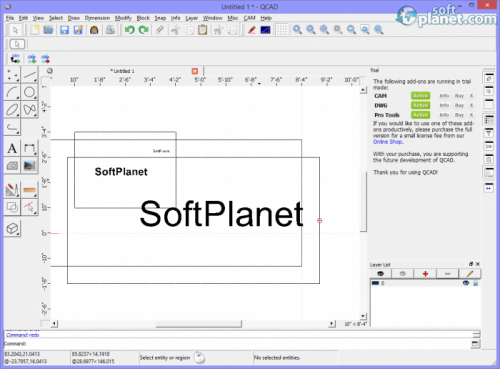 QCAD 3.9.1 QCAD 3.9.1