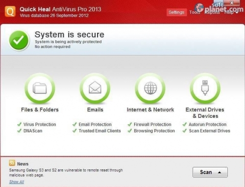 Quick Heal AntiVirus Pro 2013 15.00 Quick Heal AntiVirus Pro 2013 15.00