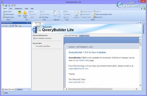 QweryBuilder Lite 7.6.0 QweryBuilder Lite 7.6.0