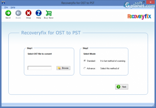 Recoveryfix for OST to PST 11.03 Recoveryfix for OST to PST 11.03