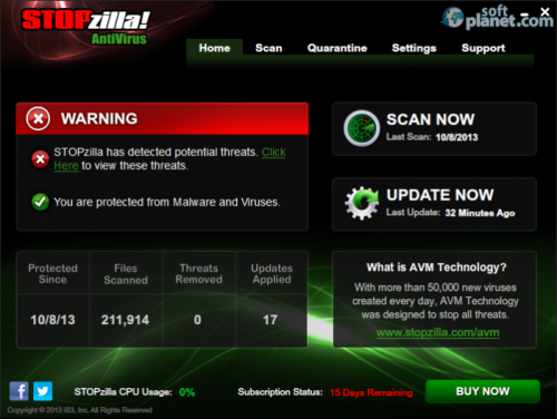 STOPzilla Antivirus 6.1.40.147 STOPzilla Antivirus 6.1.40.147