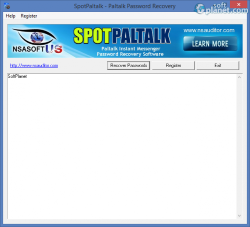 SpotPaltalk - Paltalk Password Recovery 1.1.2 SpotPaltalk - Paltalk Password Recovery 1.1.2