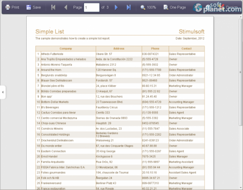 Stimulsoft Reports Mobile 2012.3 Stimulsoft Reports Mobile 2012.3