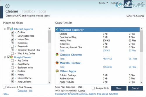 Synei PC Cleaner Portable 1.45 Synei PC Cleaner Portable 1.45