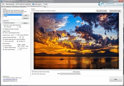 TSR Watermark Image Software 2.5.1.2 TSR Watermark Image Software 2.5.1.2
