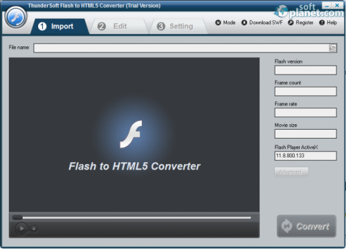 ThunderSoft Flash to HTML5 Converter 2.2.3.1 ThunderSoft Flash to HTML5 Converter 2.2.3.1