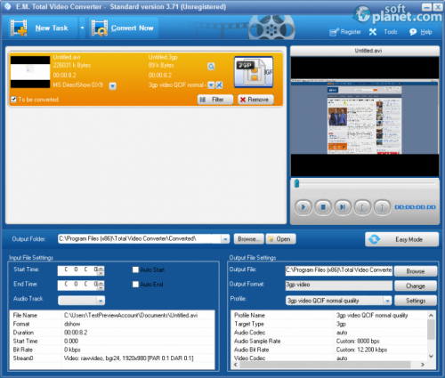 Total Video Converter 3.71 Total Video Converter 3.71