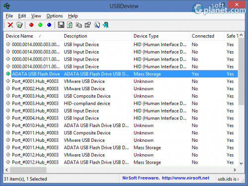 USBDeview 2.27 USBDeview 2.27