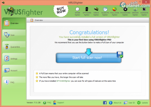 VIRUSfighter 7.5.146 VIRUSfighter 7.5.146