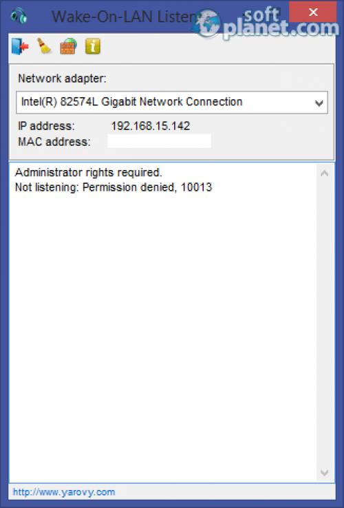 Wake-On-LAN Listener 2.0 Wake-On-LAN Listener 2.0