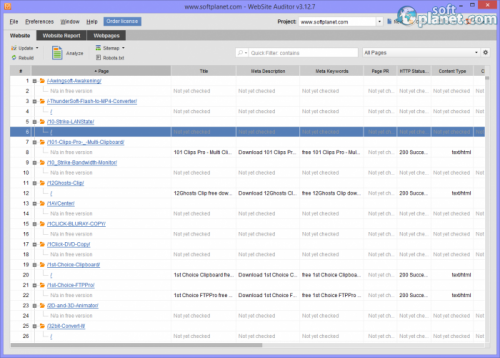 WebSite Auditor 3.12.7 WebSite Auditor 3.12.7